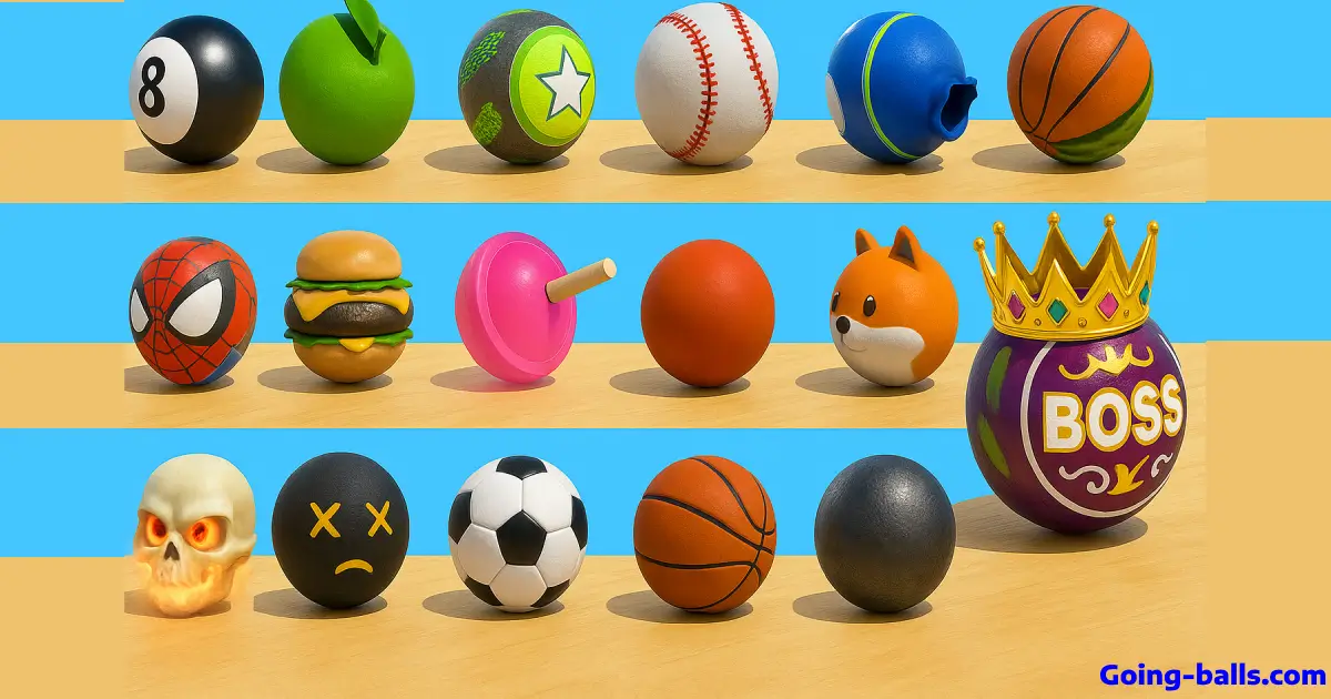 Skins in Rolling Balls