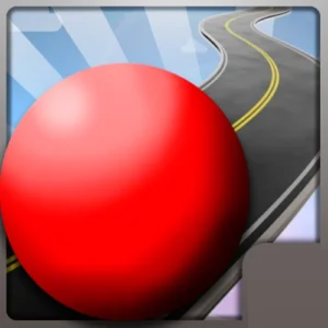 Red Ball In Labyrinth